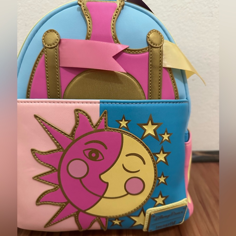 NWT Loungefly Disney Parks Disneyland Paris it’s a small world backpack - Picture 2 of 4